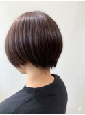 丸みボブ 丸みショート　ナチュラルスタイル