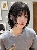 ココアベージュ/クラゲヘアー/オリーブグレー