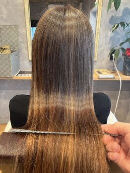 ルッチ アネックス(Rucci annex)の写真/頭皮の負担50%軽減！カラー施術の度に滲みるお悩み解決◎白髪カバーも得意です☆