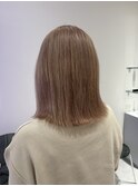 ダブルカラーミルクティーブロンドボブカット川越本川越