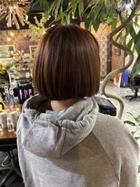 ヘアリゾート マンゴスティン(hair resort Mangosteen) ピンク×オレンジ