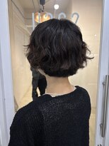 サル(saru)&nbsp;ショートボブパーマ