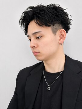 ロンドガルマン 名古屋(Lond GULLMAN) ［Lond GULLMAN江村】かきあげショートx波打ちパーマ