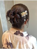 カチモリヘアアレンジヘアセット銀座浴衣ヘア