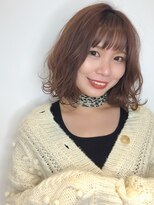 ビーハイブ 一番町店 アヴェダ(BEHIVE)&nbsp;切りっぱなしボブ×ゆるウェーブ