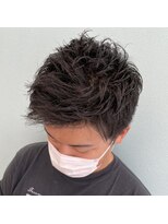 メンズヘアサロン トーキョー(Men's hair salon TOKYO.) 伸ばしかけの方に!無造作ショートスタイル