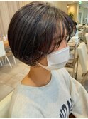 ふんわりボブ/地毛風カラー【天神/10代/20代/30代】Y