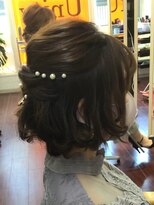 ヘアサロン ユニティ(Hair Salon Unity) ハーフアップボブアレンジ
