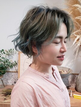 ゼストソエル(ZEST soell) 【ZEST soell 則井】ボブ×エアリーパーマ