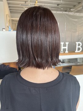 ヘアーズ ブルーヘブン(HAIR'S BLUE HEAVEN) うるつや外ハネボブ！