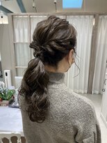 アンソル 戸田店(N'SOL) ポニーテールアレンジ