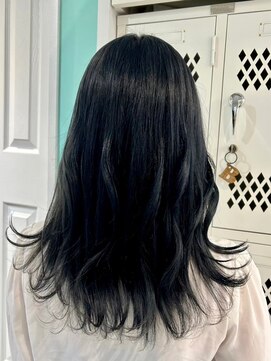 マティーナ ヘアー 池袋(Matina hair) 【ブルーブラックカラー】20代30代40代50代