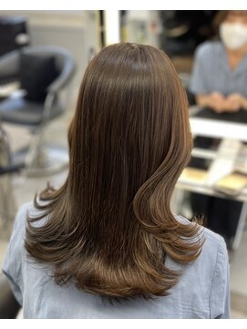 ロンドアヴァントゥス 池袋(Lond aventus) 韓国レイヤー/韓国風/ボブ/髪質改善/黒髪/ブリーチなし〔池袋〕