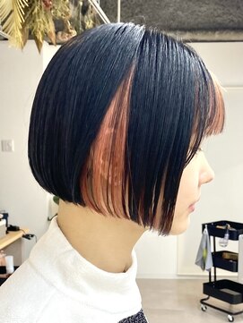 トト 船橋店(toto.) 黒髪/グレーベージュ/レイヤーロング/前髪パーマ[西船橋/津田沼]