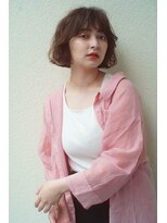 レジュアル(RESSUAL)&nbsp;黒髪グレーベージュレイヤーロング前髪パーマ