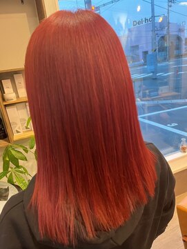 アンバー(amber) レッド×髪質改善