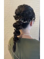 ミックスカール(Mixcurl) 結婚式、披露宴アップスタイル