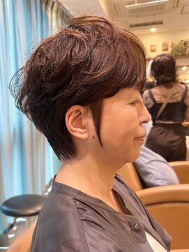 ロンド パルティール 大宮(Lond partir) 前髪カタログアンブレラカラーこなれミディウェーブパーマ大宮