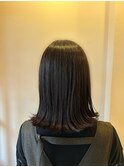 ［-tre-］切りっぱなしボブ