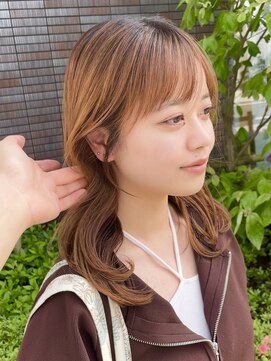 ビューエヒメ(VIEW EHIME) ★小顔前髪レイヤーカットナチュラル透明感ベージュ