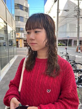 カフ(CAF) CAF FUKO くるくるパーマ/ロングパーマ/レイヤー/大阪/心斎橋