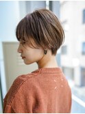 【GEEKS渋谷】小顔/マッシュショート/冬ヘア/キャラメルベージュ