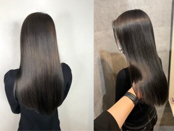 アンダーバーホワイト 金沢店(_WHITE)の写真/[月曜営業◎]ダメージレスで話題の酸性ストレート技術!バージン毛～ブリーチ毛まで対応!自然な仕上がりに♪