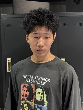 アウル 心斎橋(owl) 【無造作刈り上げスパイキーショート】短髪/メンズパーマ