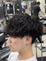 メンズヘアセンス 渋谷(MEN'S HAIR SENSE)&nbsp;【お客様メンズヘア】マッシュ×波巻きパーマ[渋谷駅/メンズ]
