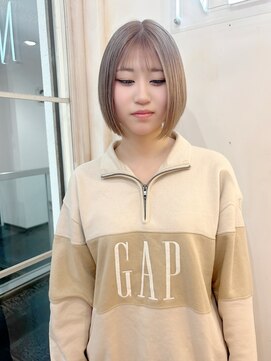 ネオリーブカップ 町田店(Neolive capu) ハイトーンボブ　イメチェンヘアスタイル