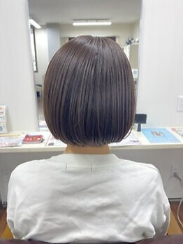 フェイスマコ(FAITH MACO)の写真/ショートヘアはバランスが重要◎骨格や髪質を見極めてカットするので、あなたに一番似合うスタイルに♪