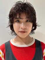 ハウ 心斎橋(how)&nbsp;20代30代フェザーマッシュ束感アッシュ夏パーマ