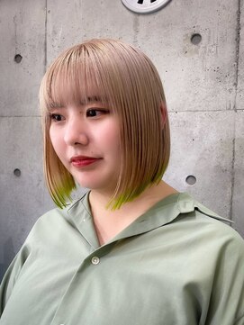 アールイーバイインク 渋谷(Re. by INK.) ウルフカット/レイヤーカット/ブリーチ/髪質改善[渋谷/原宿]