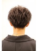【ふわぼさ質感】ナチュラルサイドパートマッシュ