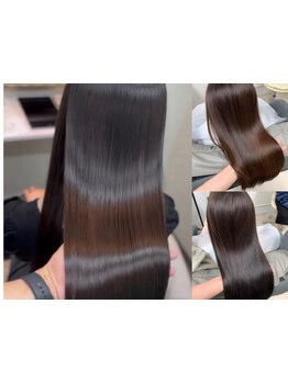 こだわりの薬剤を厳選！自然なストレートヘアを実現いたします◇艶やかで扱いやすい髪を手に入れましょう◎