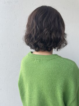 コレットヌーク(COLLET neuk) ボブ/オリーブカラー/2WAYパーマ