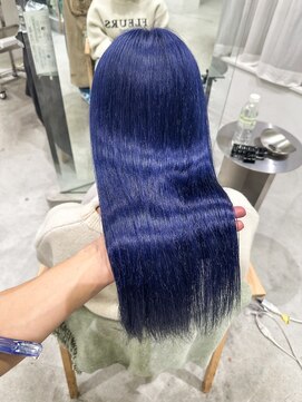 キオク(KIOX) 色落ちシルバーの深めブルー