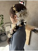 成人式前撮りヘア