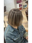 CIEL立川×木村優作　ボブ×バレイヤージュ