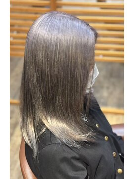 桃の木 ヘアー(桃の木 hair) シルバーグレージュ美髪仕上げ