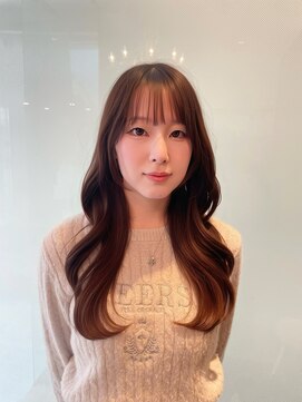 ヘアメイク シュシュ(Hair make chou chou) レイヤーカット 韓国レイヤー くびれ巻き