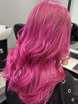 パヌポン(PANUPON) ピンクベージュハイトーンダブルカラーインナーカラー