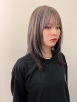 シーン(SCENE)&nbsp;[天神今泉/黒髪カタログ/クラゲヘアー/オリーブグレー]