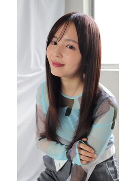 エレン 池袋(ElEn.) 顔まわりレイヤー×髪質改善トリートメント 顔タイプ診断付