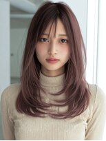 ダル 渋谷/表参道(DAL.)&nbsp;ボルドーカラー/艶カラー/レイヤーカット/顔周りレイヤー
