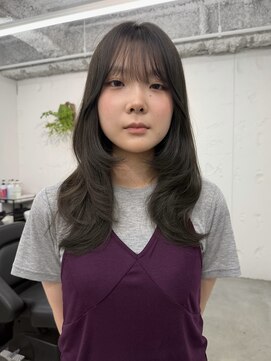 ネンドヘアー(nendo_hair) 【ブリーチなしダブルカラー】オリーブグレージュ