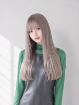 ヘアメイク アース 本庄早稲田店(HAIR & MAKE EARTH)&nbsp;ナチュラルベージュ_韓国ヘア_顔周りレイヤー_ヨシンモリ