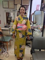 ドレス21&nbsp;浴衣の編み込みヘアー