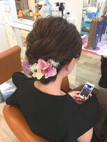 サロン ド ヴィヤージュ(Salon de Viyage) ルーズ編み込み*パーティーアップ