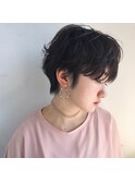 ショートヘアワンカールパーマ【町田パーマ】